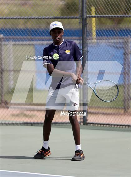 Thumbnail 2 in Shadow Mountain vs Catalina Foothills (AIA Boys Tennis Division II Team Championship Quarterfinals) photogallery.