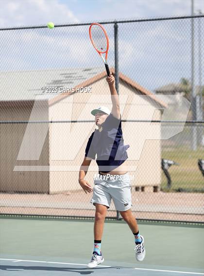 Thumbnail 2 in Shadow Mountain vs Catalina Foothills (AIA Boys Tennis Division II Team Championship Quarterfinals) photogallery.