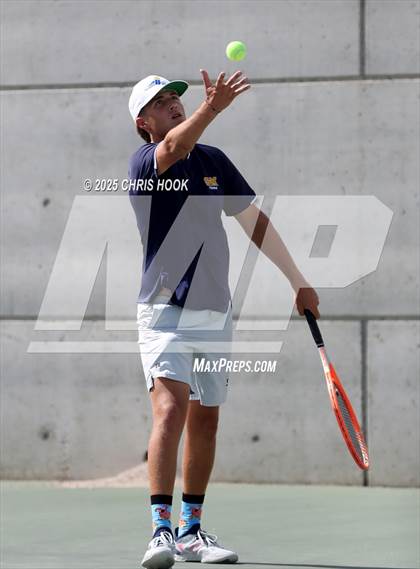 Thumbnail 3 in Shadow Mountain vs Catalina Foothills (AIA Boys Tennis Division II Team Championship Quarterfinals) photogallery.