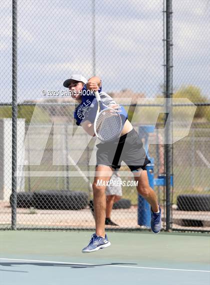 Thumbnail 3 in Shadow Mountain vs Catalina Foothills (AIA Boys Tennis Division II Team Championship Quarterfinals) photogallery.