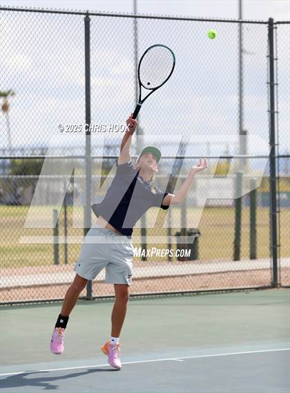 Thumbnail 2 in Shadow Mountain vs Catalina Foothills (AIA Boys Tennis Division II Team Championship Quarterfinals) photogallery.