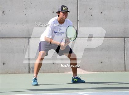 Thumbnail 3 in Shadow Mountain vs Catalina Foothills (AIA Boys Tennis Division II Team Championship Quarterfinals) photogallery.