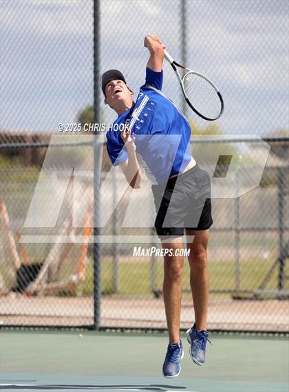 Thumbnail 3 in Shadow Mountain vs Catalina Foothills (AIA Boys Tennis Division II Team Championship Quarterfinals) photogallery.