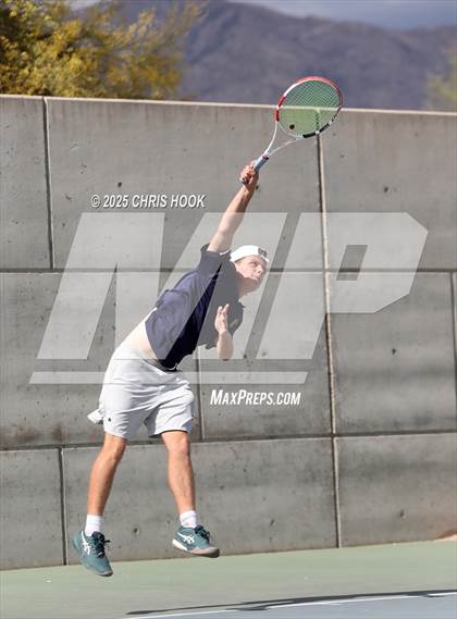 Thumbnail 3 in Shadow Mountain vs Catalina Foothills (AIA Boys Tennis Division II Team Championship Quarterfinals) photogallery.