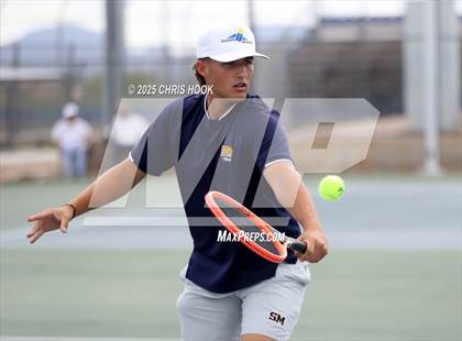 Thumbnail 2 in Shadow Mountain vs Catalina Foothills (AIA Boys Tennis Division II Team Championship Quarterfinals) photogallery.