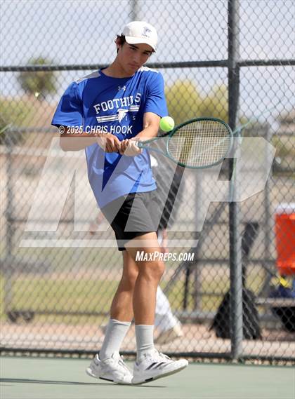 Thumbnail 1 in Shadow Mountain vs Catalina Foothills (AIA Boys Tennis Division II Team Championship Quarterfinals) photogallery.