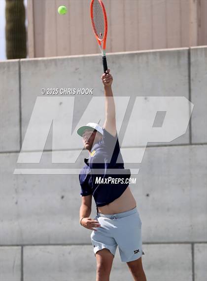 Thumbnail 1 in Shadow Mountain vs Catalina Foothills (AIA Boys Tennis Division II Team Championship Quarterfinals) photogallery.