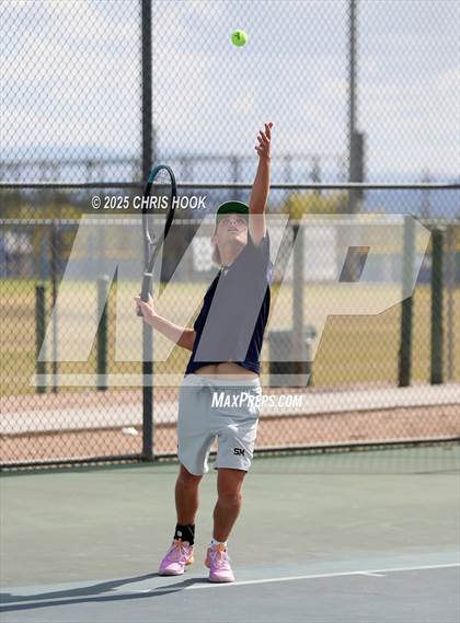 Thumbnail 2 in Shadow Mountain vs Catalina Foothills (AIA Boys Tennis Division II Team Championship Quarterfinals) photogallery.