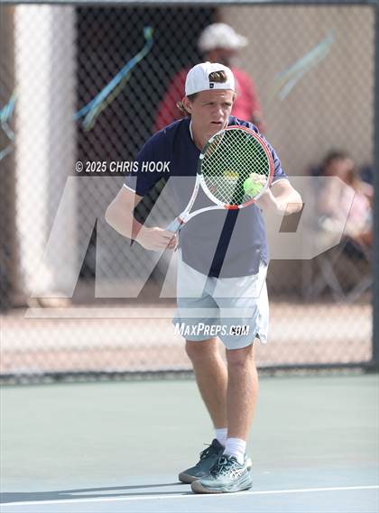 Thumbnail 3 in Shadow Mountain vs Catalina Foothills (AIA Boys Tennis Division II Team Championship Quarterfinals) photogallery.