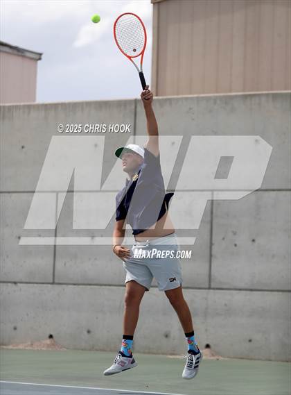 Thumbnail 3 in Shadow Mountain vs Catalina Foothills (AIA Boys Tennis Division II Team Championship Quarterfinals) photogallery.