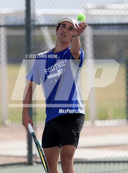 Thumbnail 3 in Shadow Mountain vs Catalina Foothills (AIA Boys Tennis Division II Team Championship Quarterfinals) photogallery.