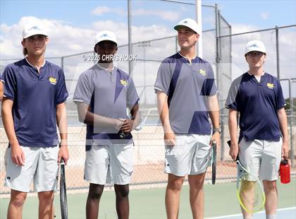Thumbnail 3 in Shadow Mountain vs Catalina Foothills (AIA Boys Tennis Division II Team Championship Quarterfinals) photogallery.