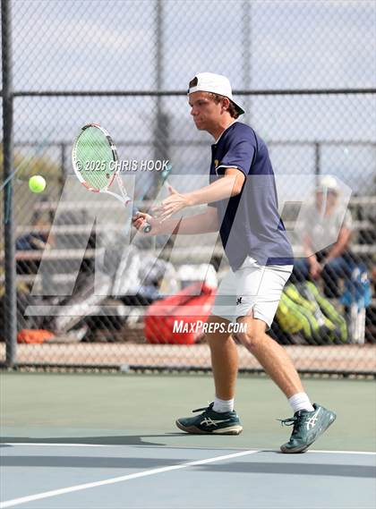 Thumbnail 3 in Shadow Mountain vs Catalina Foothills (AIA Boys Tennis Division II Team Championship Quarterfinals) photogallery.