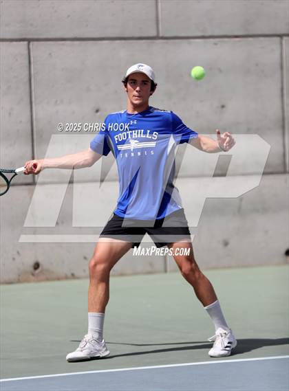 Thumbnail 2 in Shadow Mountain vs Catalina Foothills (AIA Boys Tennis Division II Team Championship Quarterfinals) photogallery.