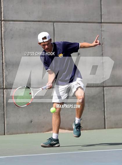Thumbnail 2 in Shadow Mountain vs Catalina Foothills (AIA Boys Tennis Division II Team Championship Quarterfinals) photogallery.