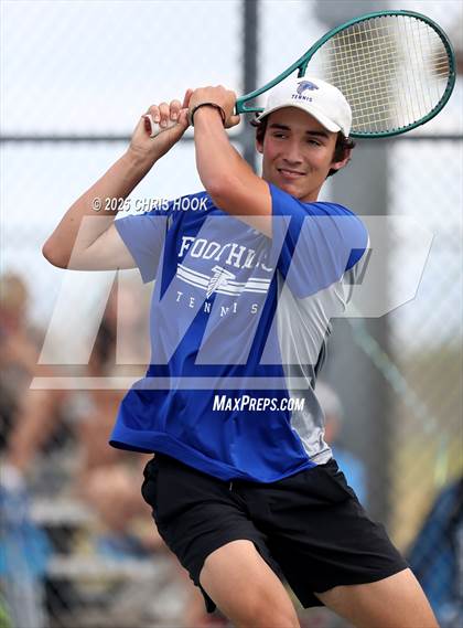 Thumbnail 3 in Shadow Mountain vs Catalina Foothills (AIA Boys Tennis Division II Team Championship Quarterfinals) photogallery.