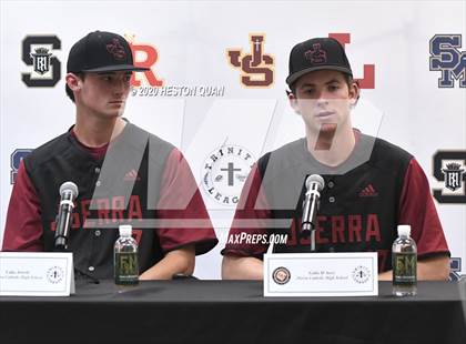 Thumbnail 2 in Trinity League Baseball Media Day - JSerra Catholic photogallery.