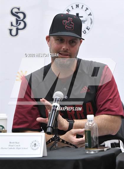 Thumbnail 3 in Trinity League Baseball Media Day - JSerra Catholic photogallery.