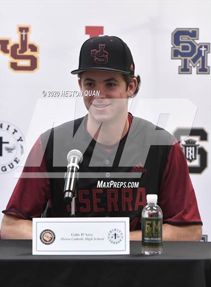 Thumbnail 2 in Trinity League Baseball Media Day - JSerra Catholic photogallery.