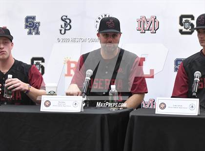 Thumbnail 2 in Trinity League Baseball Media Day - JSerra Catholic photogallery.