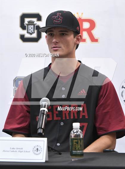 Thumbnail 1 in Trinity League Baseball Media Day - JSerra Catholic photogallery.