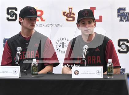 Thumbnail 3 in Trinity League Baseball Media Day - JSerra Catholic photogallery.