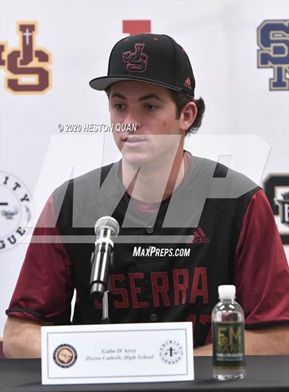 Thumbnail 1 in Trinity League Baseball Media Day - JSerra Catholic photogallery.