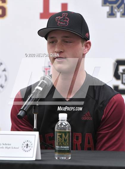 Thumbnail 2 in Trinity League Baseball Media Day - JSerra Catholic photogallery.