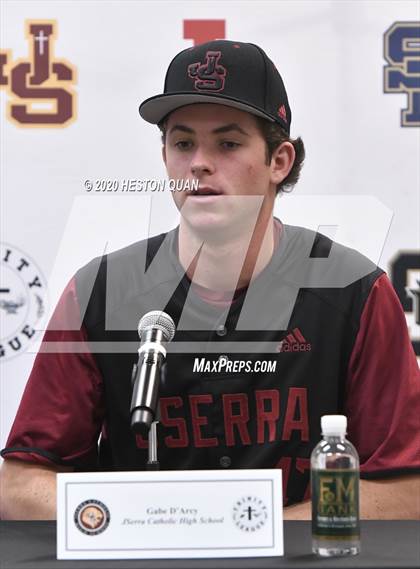 Thumbnail 3 in Trinity League Baseball Media Day - JSerra Catholic photogallery.