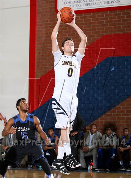 Thumbnail 1 in Price vs. Campbell Hall (Lancers Hoops Showdown) photogallery.