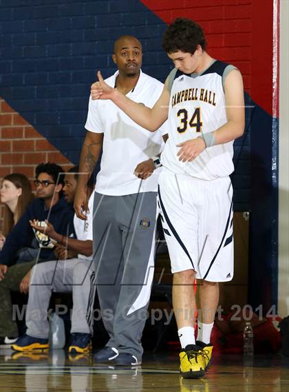 Thumbnail 3 in Price vs. Campbell Hall (Lancers Hoops Showdown) photogallery.