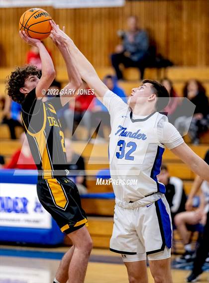 Thumbnail 3 in Del Oro vs Rocklin (NorCal Tip-Off Semifinal) photogallery.