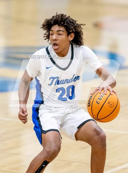 Thumbnail 2 in Del Oro vs Rocklin (NorCal Tip-Off Semifinal) photogallery.