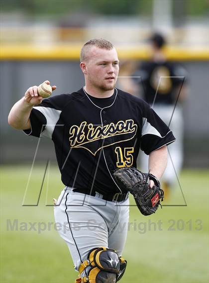 Thumbnail 3 in Hixson vs. Red Bank (TSSAA District 6 AA Playoff) photogallery.