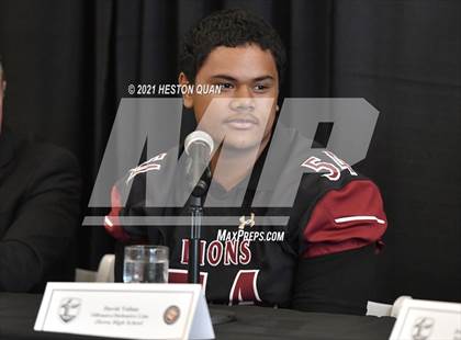 Thumbnail 2 in Trinity League Football Media Day - JSerra Catholic photogallery.
