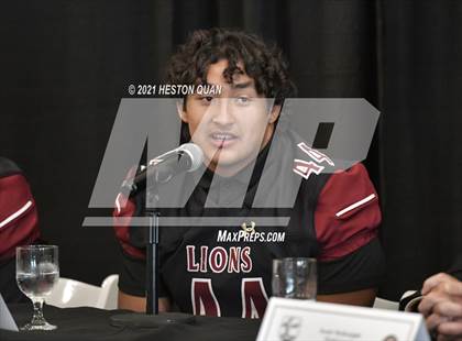 Thumbnail 2 in Trinity League Football Media Day - JSerra Catholic photogallery.