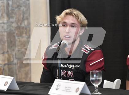 Thumbnail 1 in Trinity League Football Media Day - JSerra Catholic photogallery.