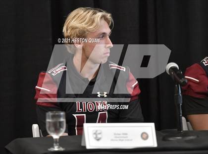 Thumbnail 1 in Trinity League Football Media Day - JSerra Catholic photogallery.