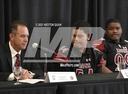 Thumbnail 2 in Trinity League Football Media Day - JSerra Catholic photogallery.