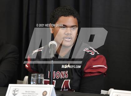 Thumbnail 1 in Trinity League Football Media Day - JSerra Catholic photogallery.