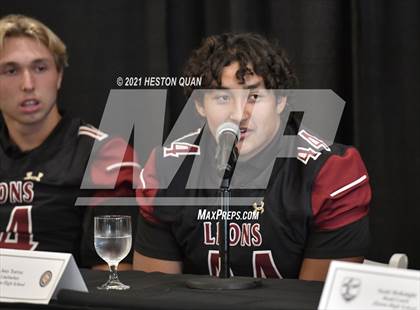 Thumbnail 3 in Trinity League Football Media Day - JSerra Catholic photogallery.