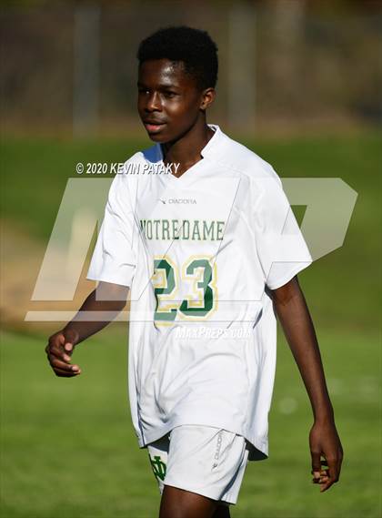 Thumbnail 2 in Notre Dame, WH @ Amity Regional (SCC Div C 1st Round) photogallery.