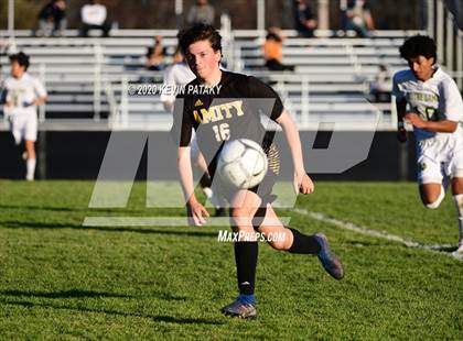 Thumbnail 3 in Notre Dame, WH @ Amity Regional (SCC Div C 1st Round) photogallery.