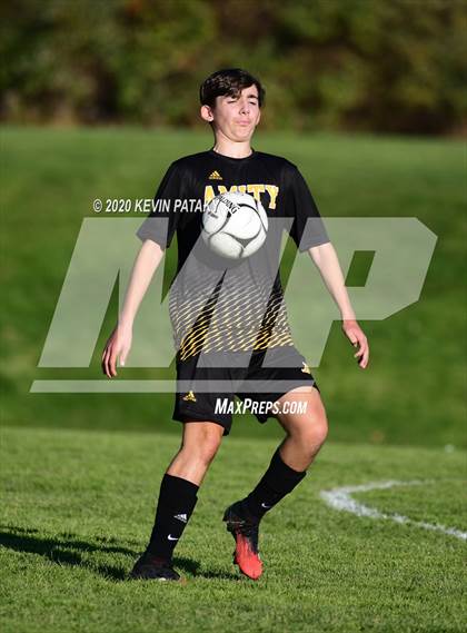 Thumbnail 1 in Notre Dame, WH @ Amity Regional (SCC Div C 1st Round) photogallery.