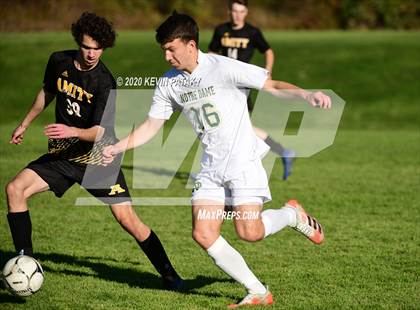 Thumbnail 3 in Notre Dame, WH @ Amity Regional (SCC Div C 1st Round) photogallery.