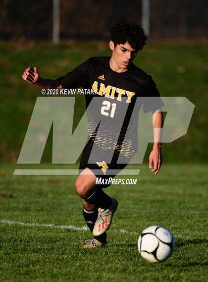 Thumbnail 3 in Notre Dame, WH @ Amity Regional (SCC Div C 1st Round) photogallery.