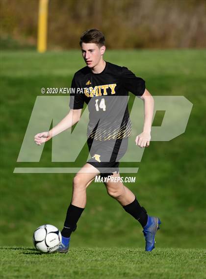 Thumbnail 3 in Notre Dame, WH @ Amity Regional (SCC Div C 1st Round) photogallery.