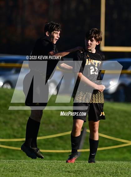 Thumbnail 2 in Notre Dame, WH @ Amity Regional (SCC Div C 1st Round) photogallery.
