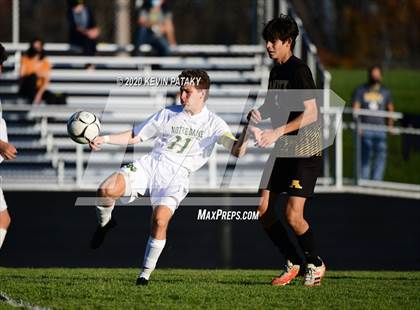 Thumbnail 2 in Notre Dame, WH @ Amity Regional (SCC Div C 1st Round) photogallery.