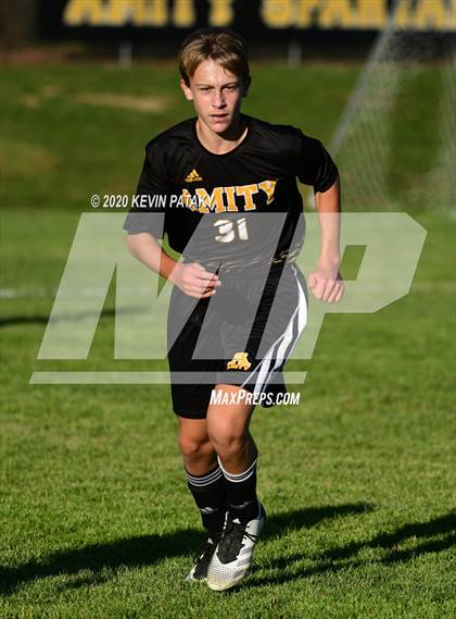 Thumbnail 3 in Notre Dame, WH @ Amity Regional (SCC Div C 1st Round) photogallery.